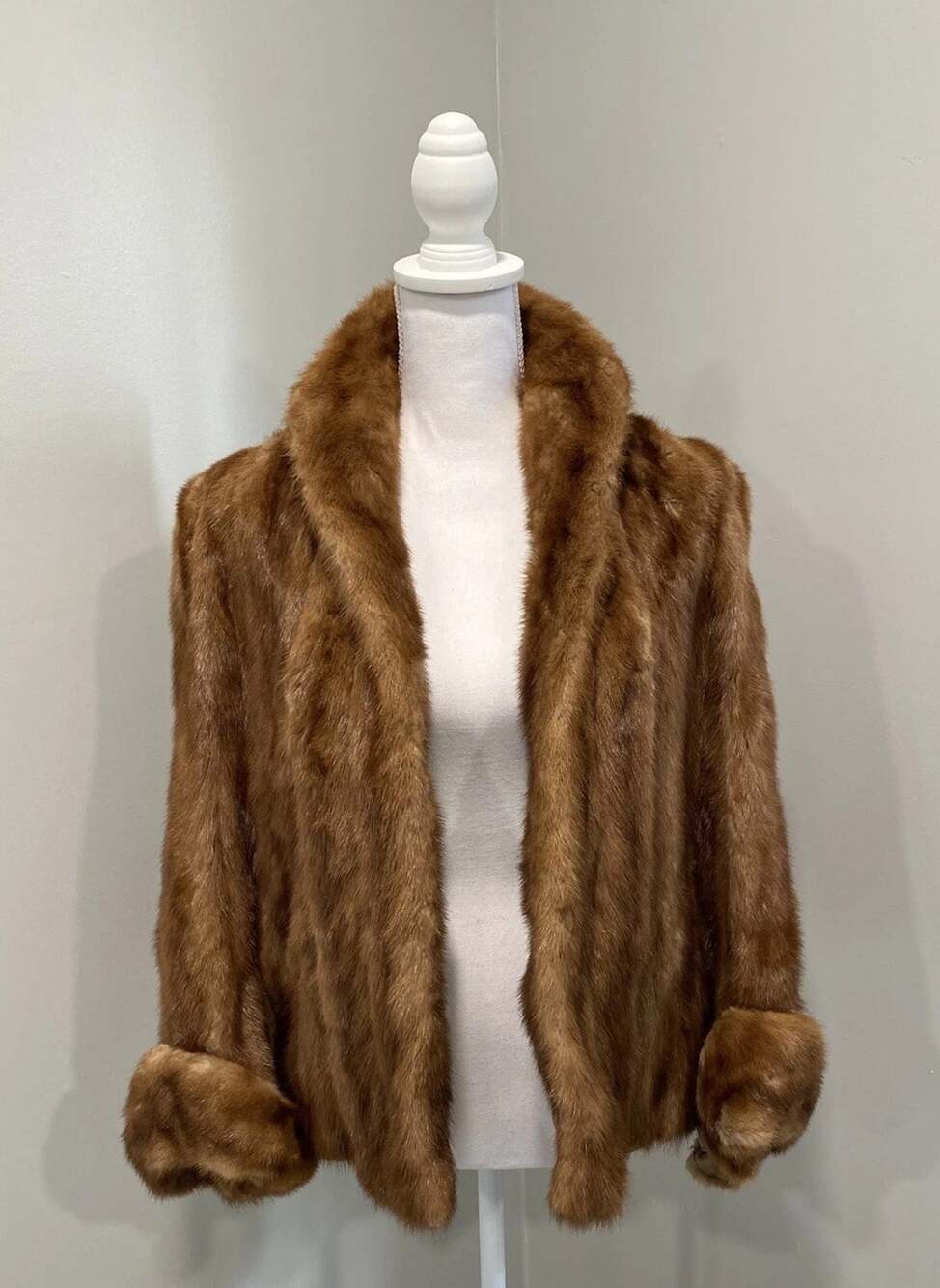 Vintage 1940’s Real Mink Fur Jacket/Coat Woman’s Lamson & Hubbard NY